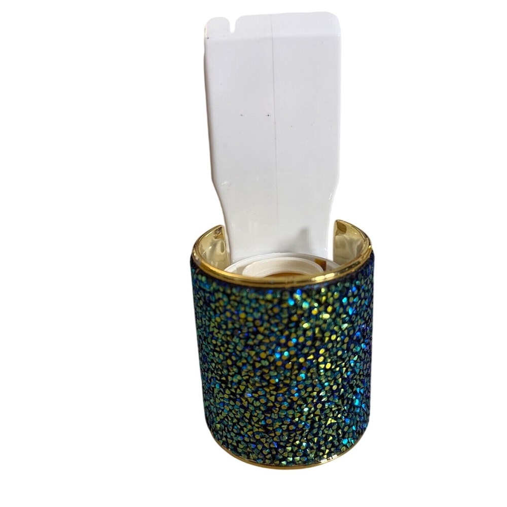 Bath & Body Works Wallflowers Plug Blue Green  Rhinestone Glamcore